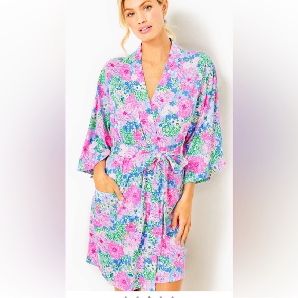 Lilly Pulitzer Other - NWOT- ELAINE KNIT ROBE, MULTI LIL SOIREE ALL